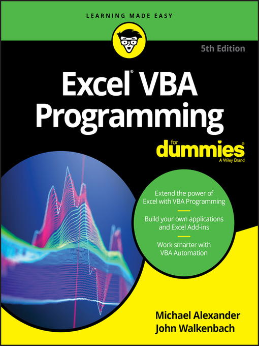 Title details for Excel VBA Programming For Dummies by Michael Alexander - Available